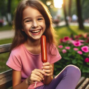 Linguiça em churrasco não é para crianças!!